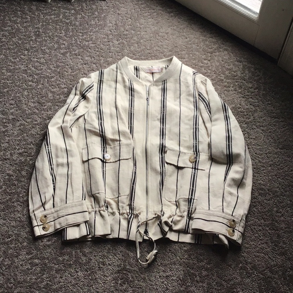 Tory Burch zip up jacket
